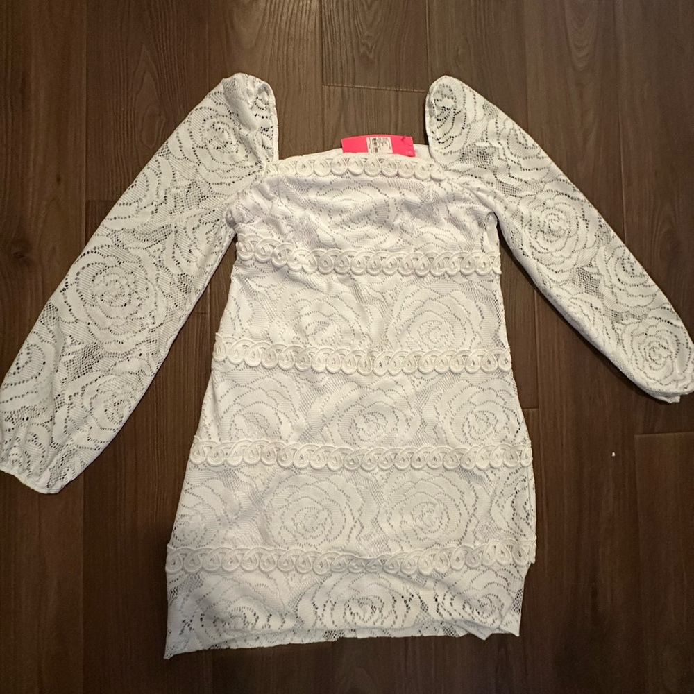 Lilly Pulitzer White Lace Formal Dress
